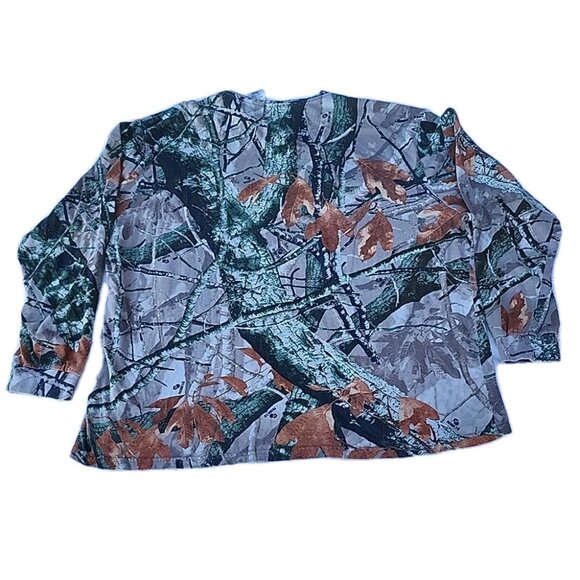Outfitters Ridge Fusion 3D Camo Long Sleeve Hunting Camping T-Shirt Mens Sz 2XL - Picture 8 of 8